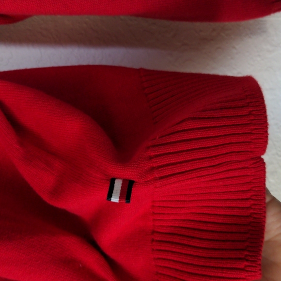 Tommy Hilfiger Global Logo Crew Neck Sweater Sz: L - Picture 8 of 9
